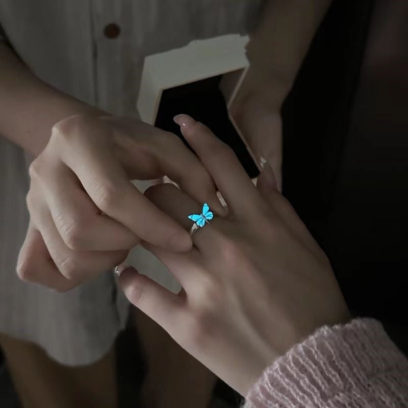 Blue Color Luminous Ring