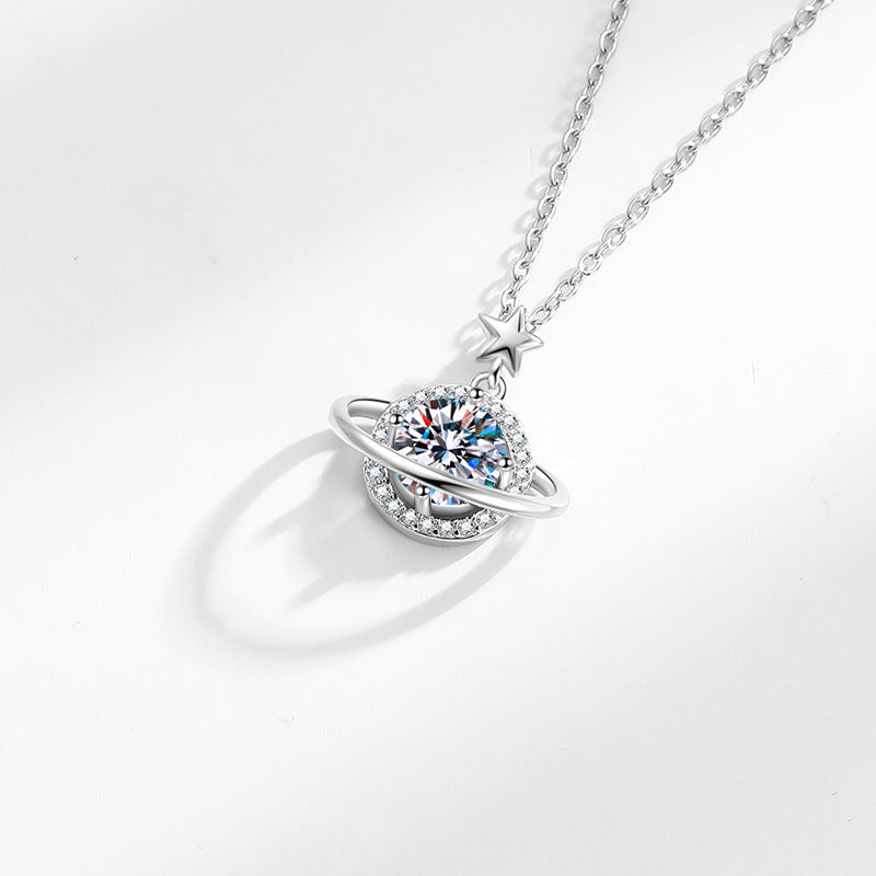 Star and Planet Design Necklace