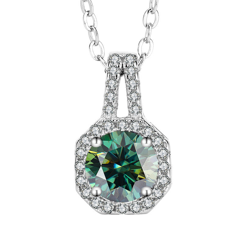 Moissanite Pendant Necklace