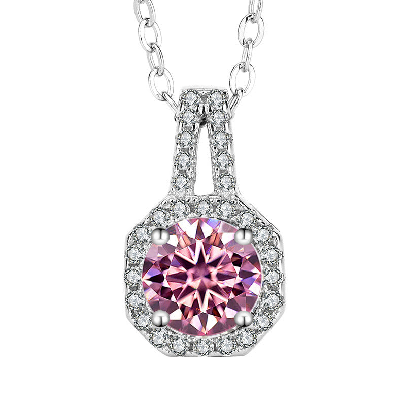 Moissanite Pendant Necklace