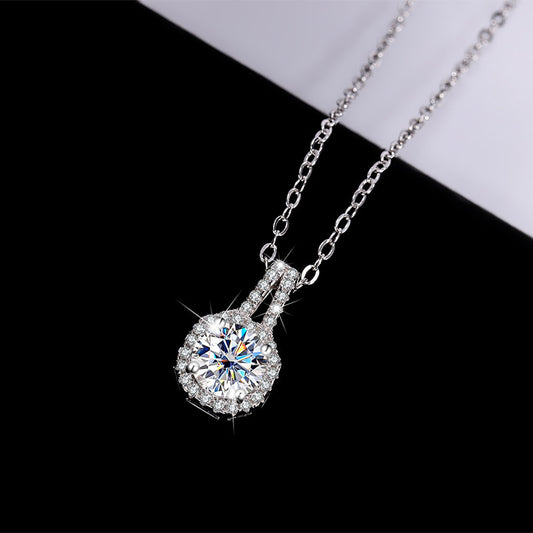 Moissanite Pendant Necklace