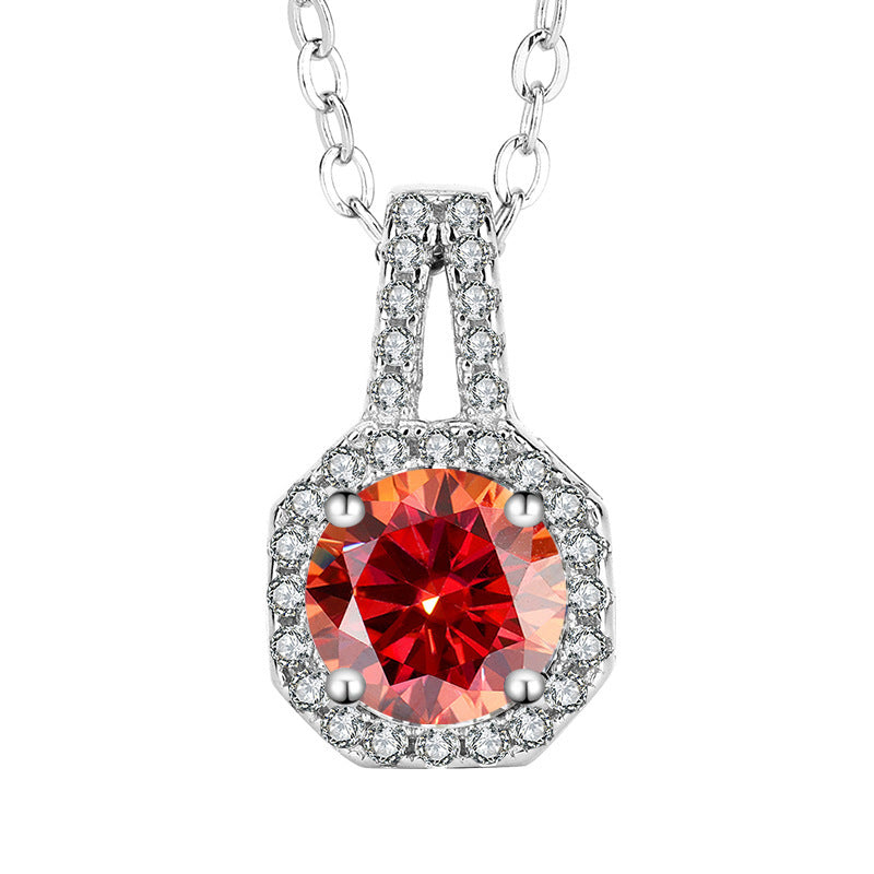 Moissanite Pendant Necklace