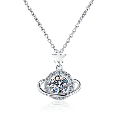 Star and Planet Design Necklace