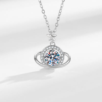 Star and Planet Design Necklace