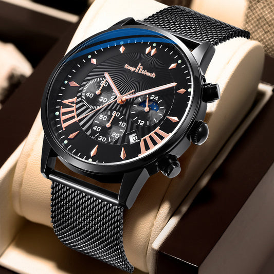 Multifunctional Waterproof Businessmen's Watch