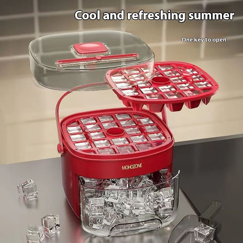 Large Capacity Ice Tray Bucket